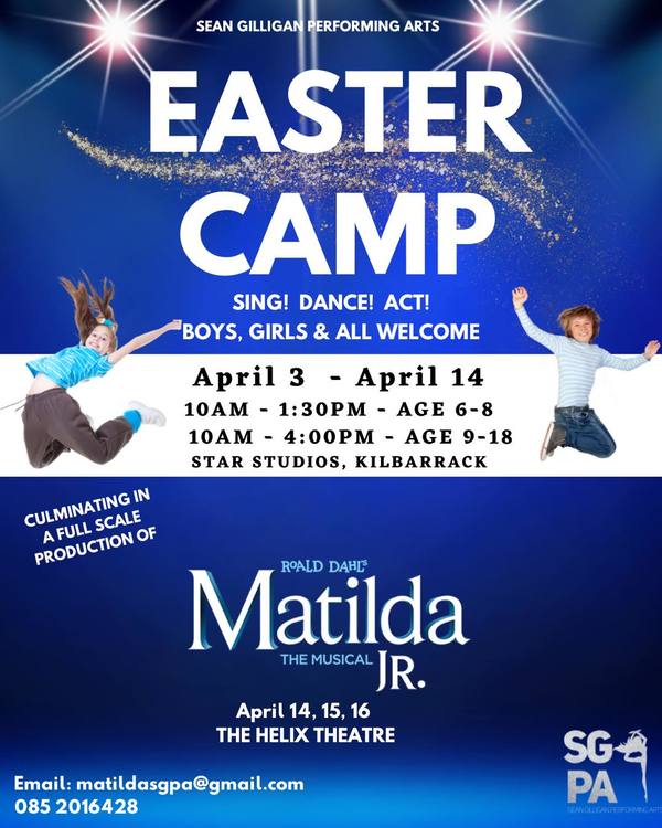The musical Matilda - Easter Camp